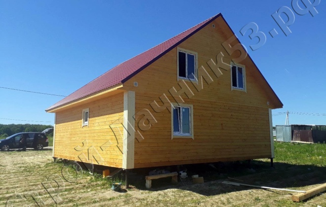 3 Брусовой дом К-35, 9×9, 148.5 м², Московская область, Подольский район, посёлок «Никулино» (1)